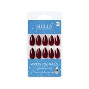 Glossy Solid Color Nails Sharp Almond(SPN605-SPN630)