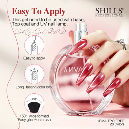 SPHYNX CAT EYE GEL POLISH  SET D