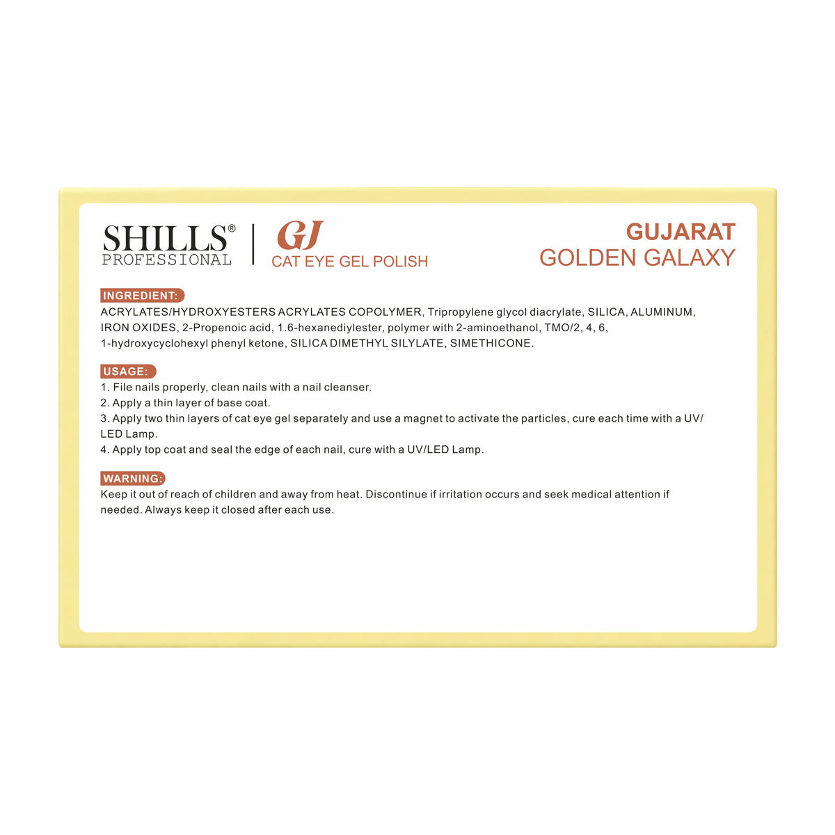 4pcs Cat Eye Set Gujarat Golden Galaxy