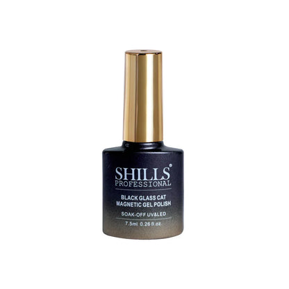 Black Glass Cat Magnetic Gel Polish - Shills Professional