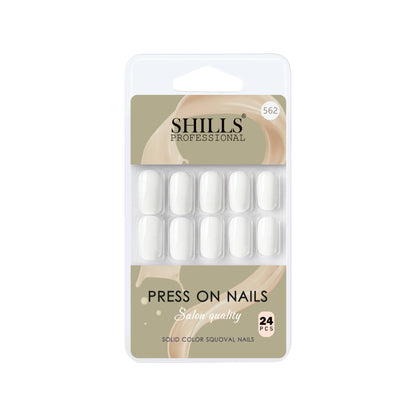 Glossy Solid Color Nails Square(SPN553-SPN578) - Shills Professional
