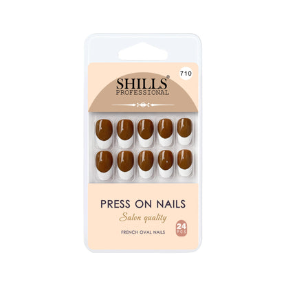 Press On Nail Arts Oval(SPN708-SPN720) - Shills Professional