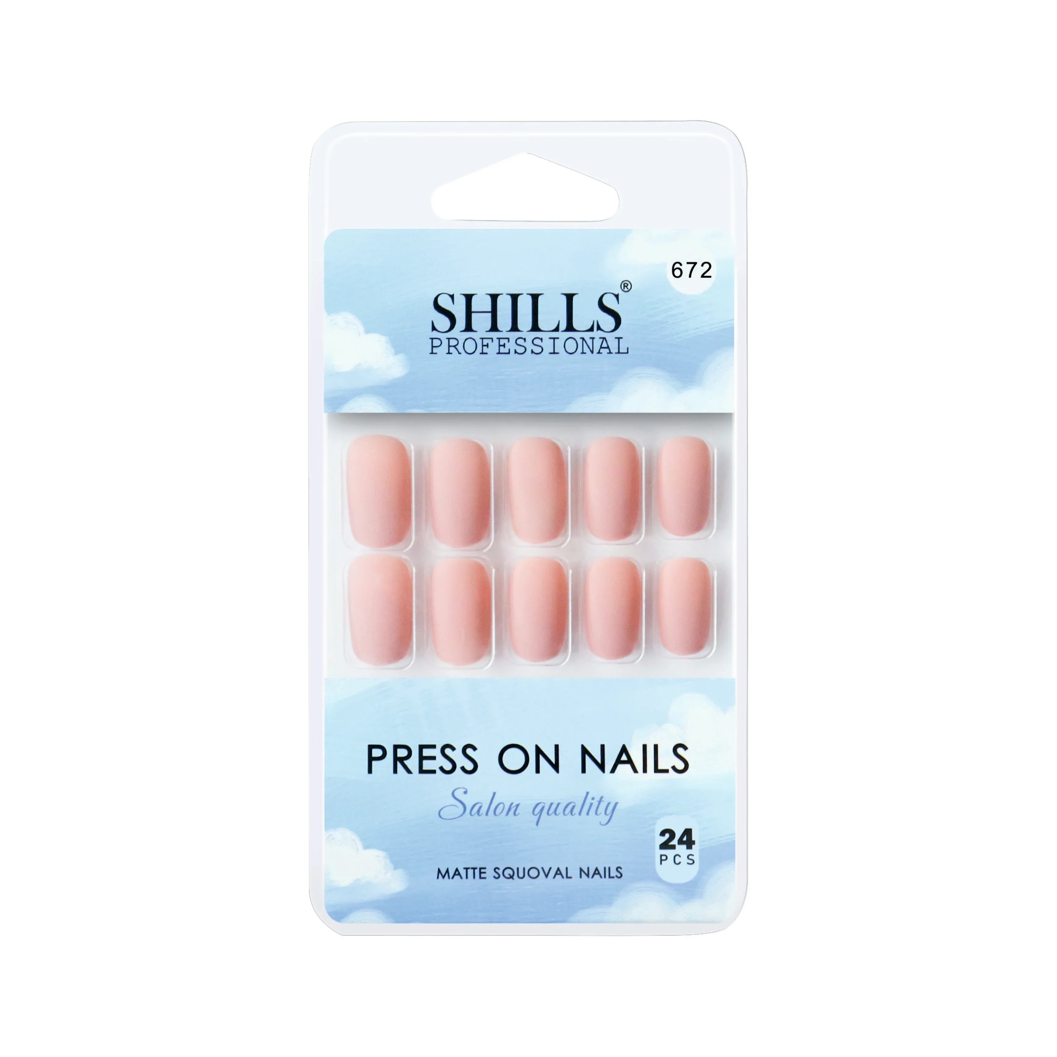 Matte Solid Color Nails Square(SPN667-SPN676) - Shills Professional