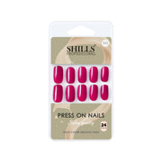 Glossy Solid Color Nails Square(SPN579-SPN604) - Shills Professional