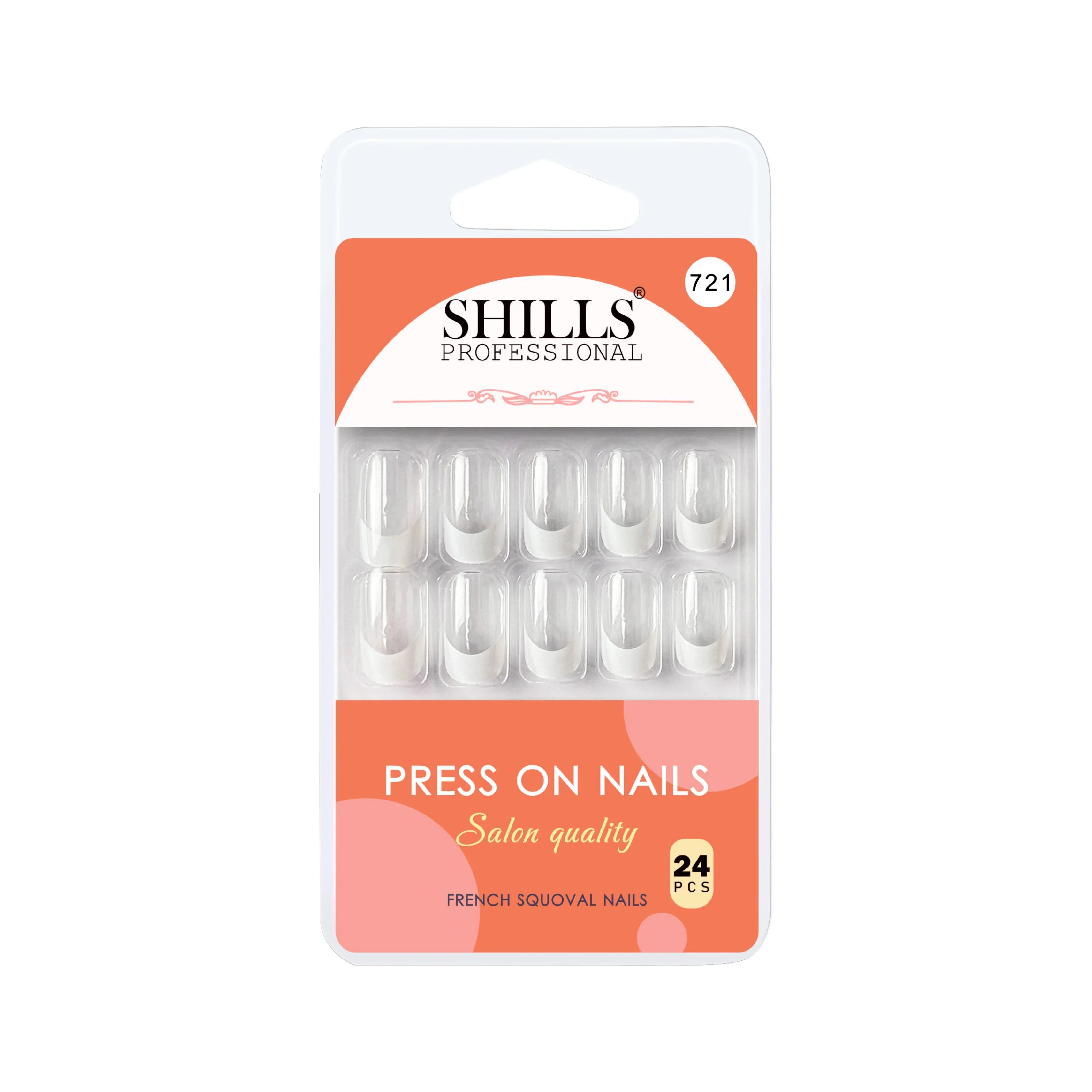 French Nails Squoval(SPN721-SPN733) - Shills Professional