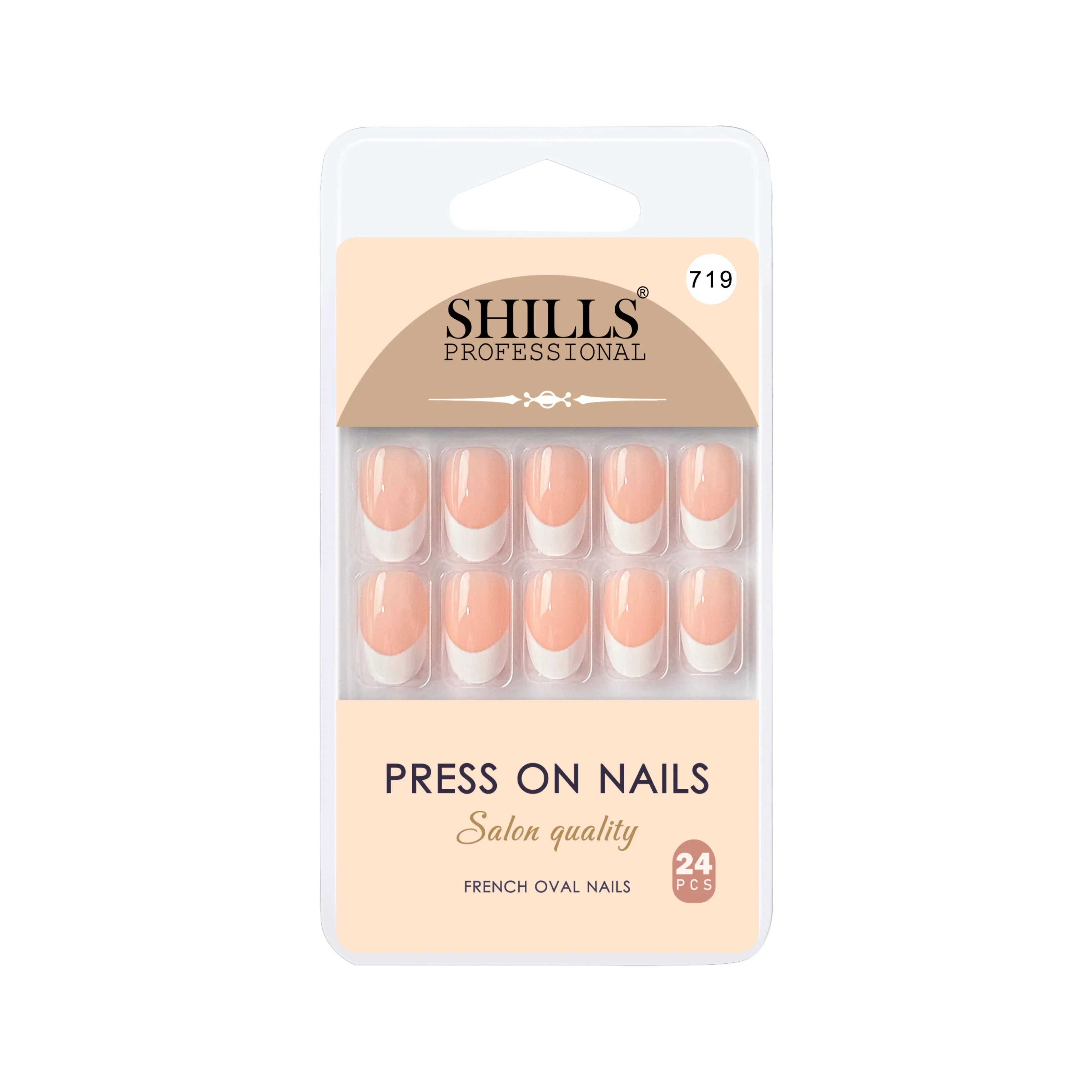 Press On Nail Arts Oval(SPN708-SPN720) - Shills Professional
