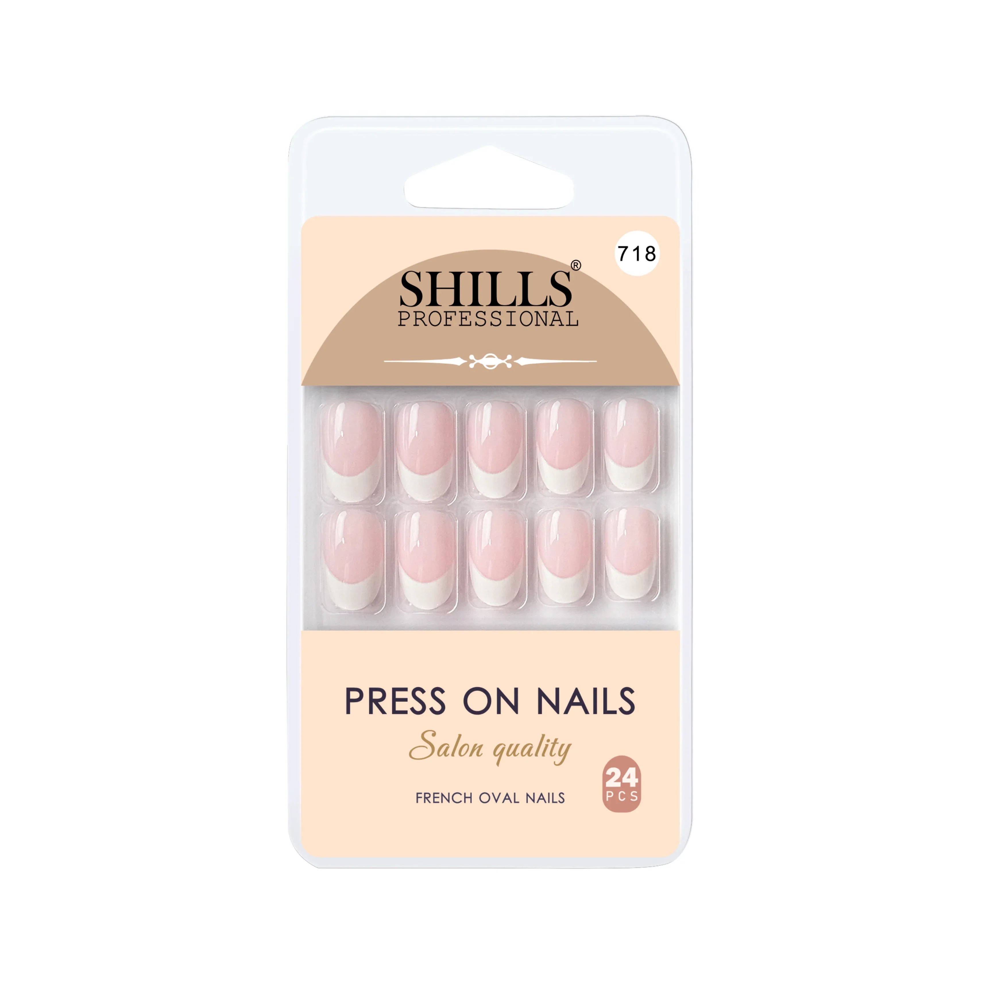 Press On Nail Arts Oval(SPN708-SPN720) - Shills Professional
