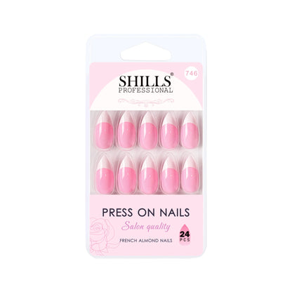 French Nails Sharp Almond (SPN734-SPN746) - Shills Professional