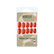 Glossy Solid Color Nails Square(SPN579-SPN604) - Shills Professional
