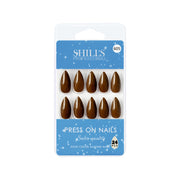Glossy Solid Color Nails Sharp Almond(SPN605-SPN630)
