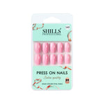 Glossy Solid Color Nails Oval(SPN527-SPN552) - Shills Professional