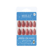 Glossy Solid Color Nails Sharp Almond(SPN605-SPN630)