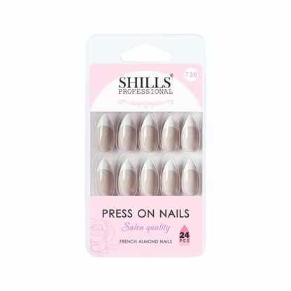 Press On Nails French Almond (spn734-spn746)
