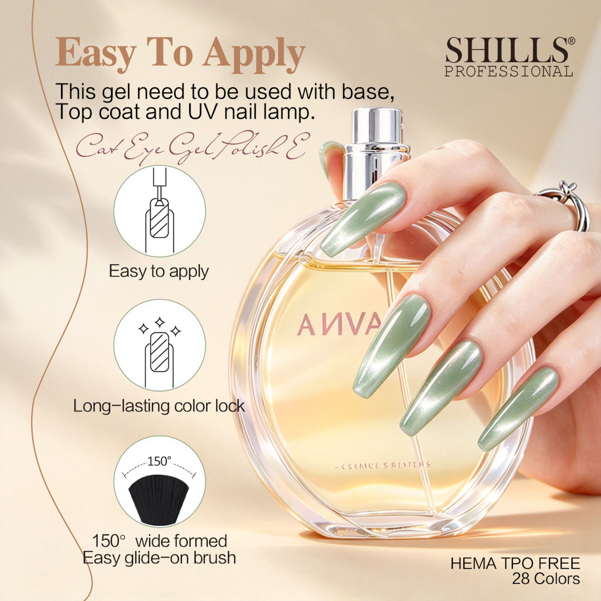 SPHYNX CAT EYE GEL POLISH  SET E