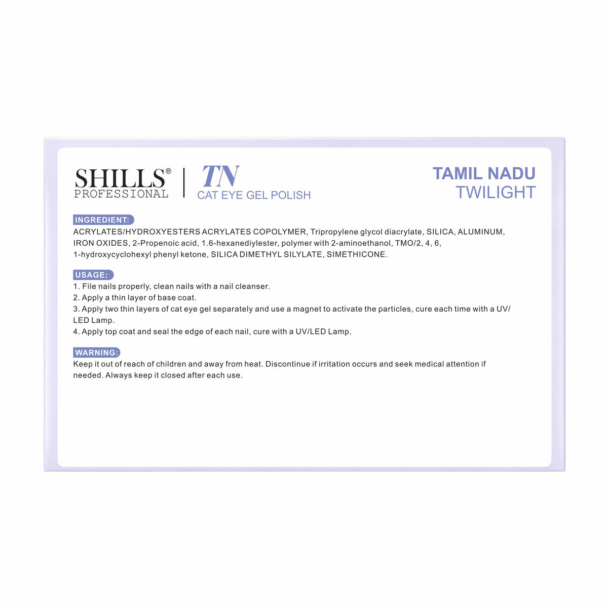 4pcs Cat Eye Set Tamil Nadu Twilight