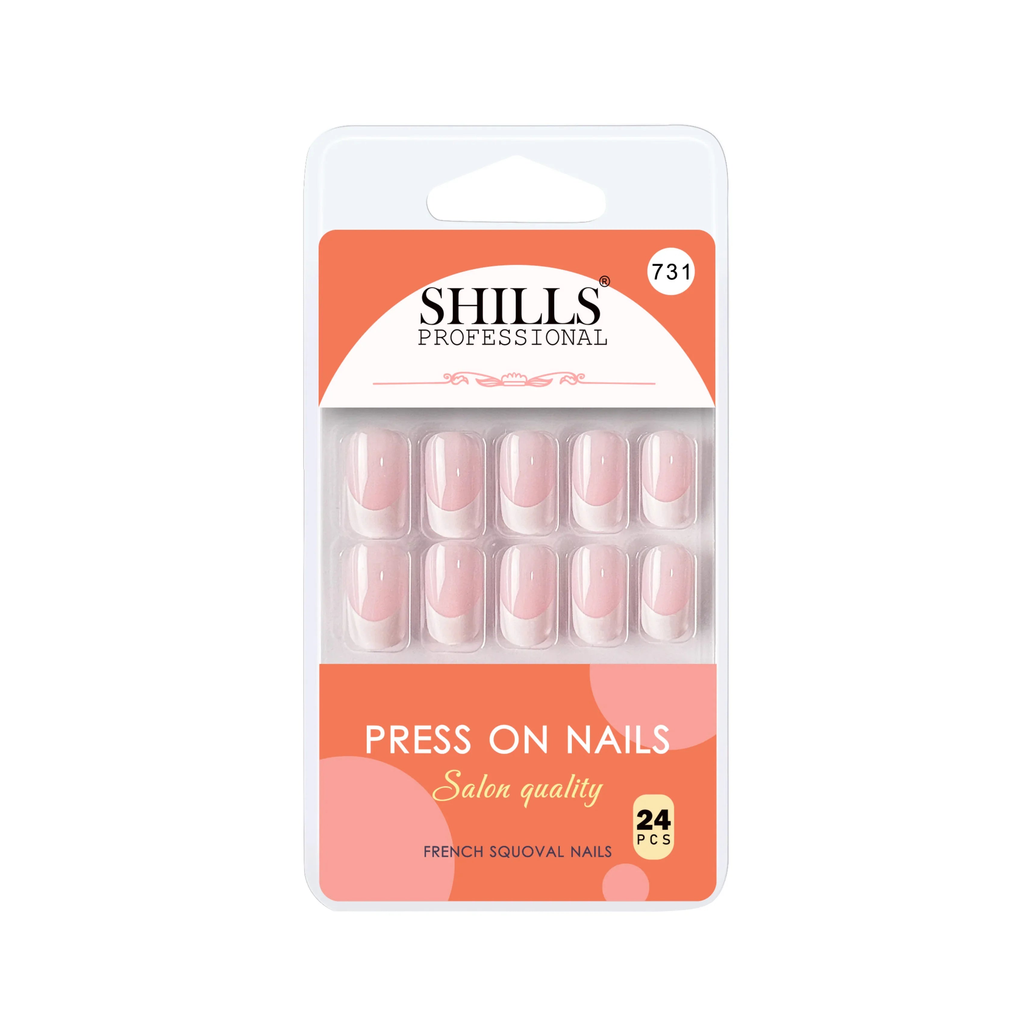 French Nails Squoval(SPN721-SPN733) - Shills Professional