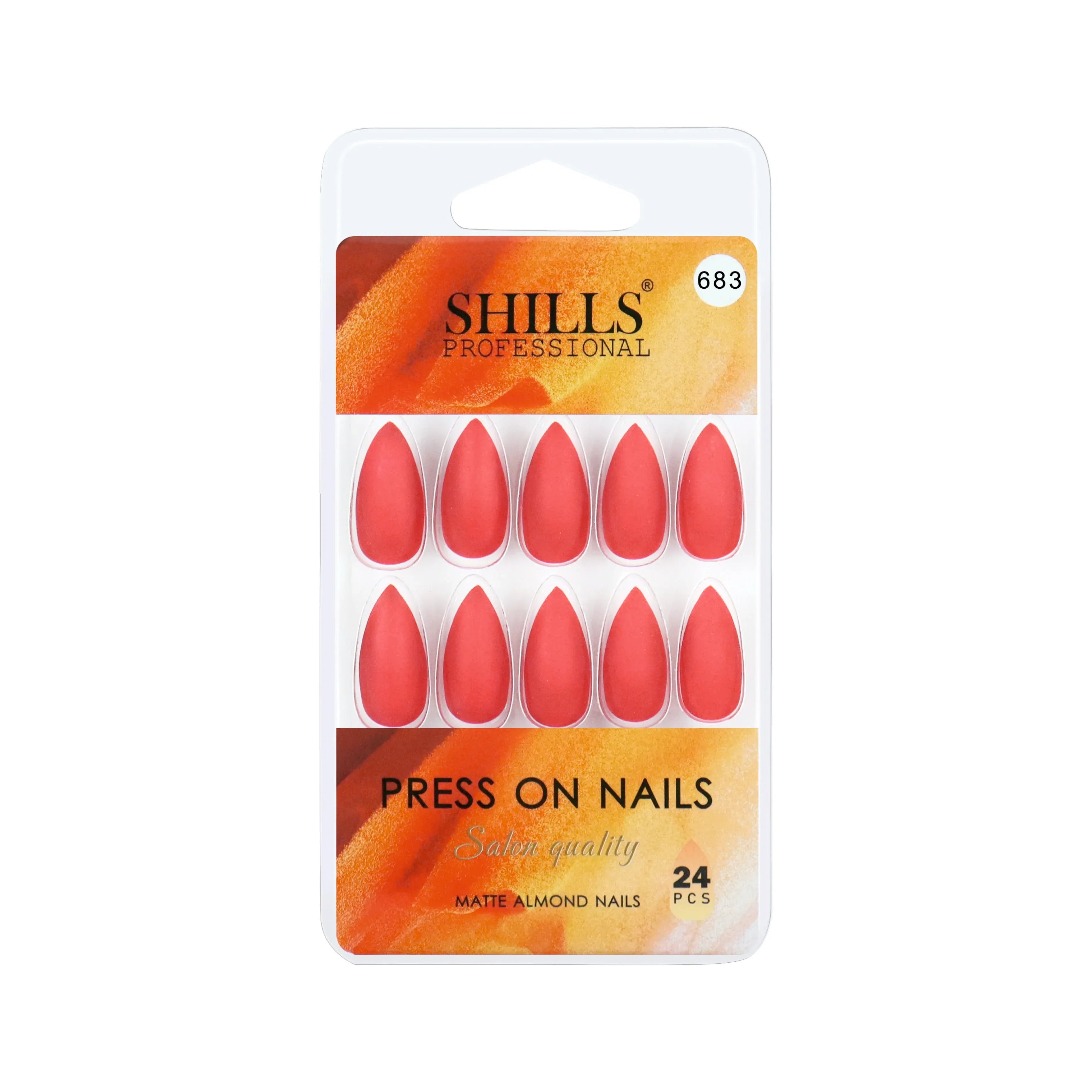 Matte Solid Color Nails Square(SPN677-SPN686) - Shills Professional