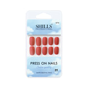 Matte Solid Color Nails Square(SPN667-SPN676) - Shills Professional