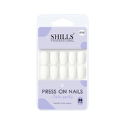 Matte Solid Color Nails Oval(SPN657-SPN666) - Shills Professional
