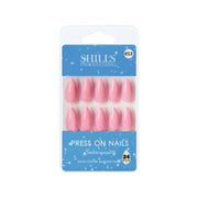 Glossy Solid Color Nails Sharp Almond(SPN631-SPN656) - Shills Professional