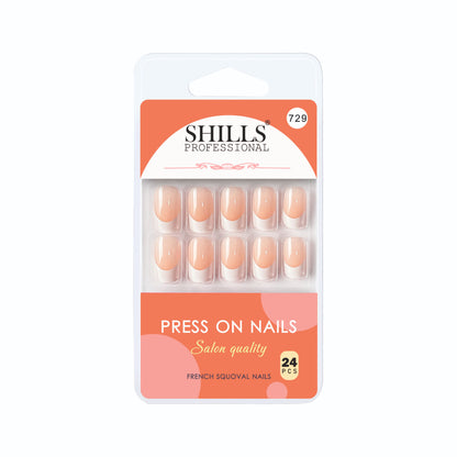 Press On Nails  French Square (spn721-spn733)