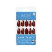 Glossy Solid Color Nails Sharp Almond(SPN605-SPN630)