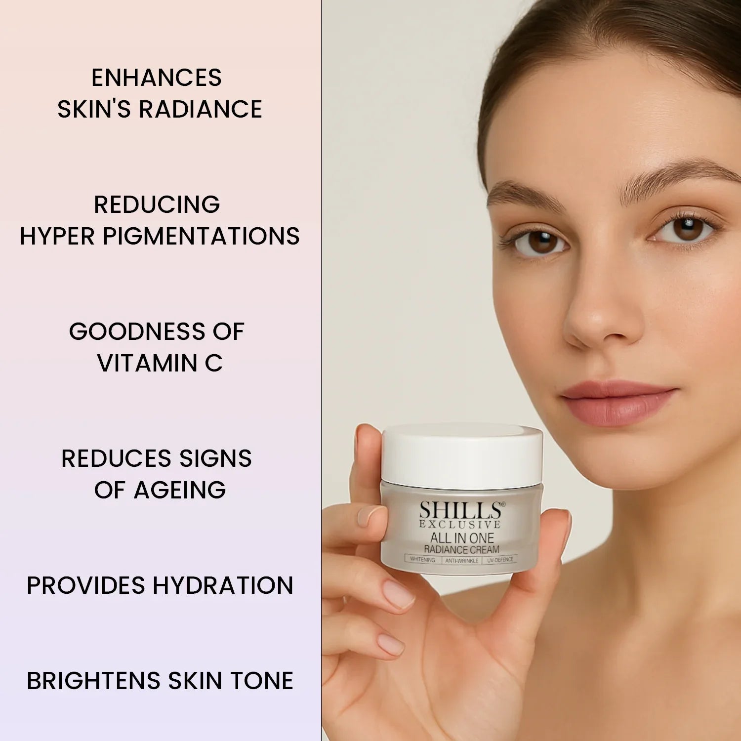 All In One Radiance MASSAGE CREAM - Shills Professional