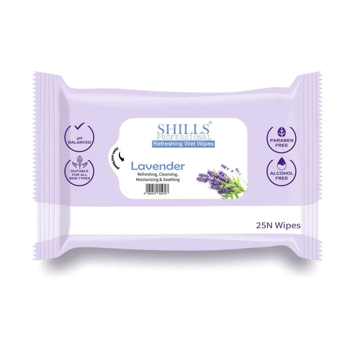 Wet Wipes Lavender - Shills Professional
