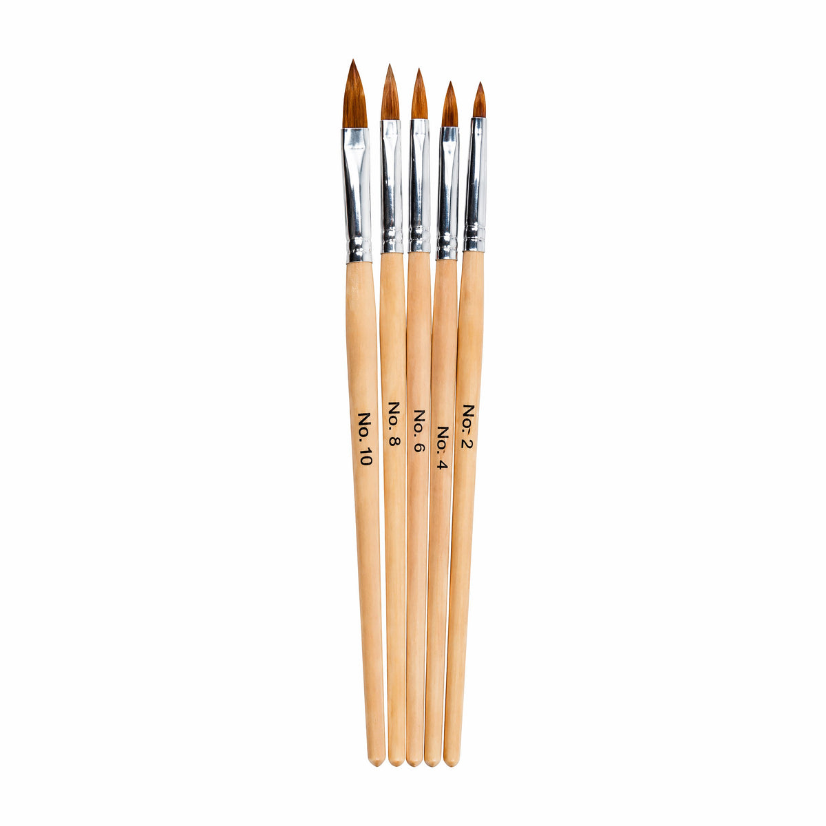 SHILLS PROFESSIONAL Acrylic 5pcs Brush Set for Nail Extensions & Nail Art