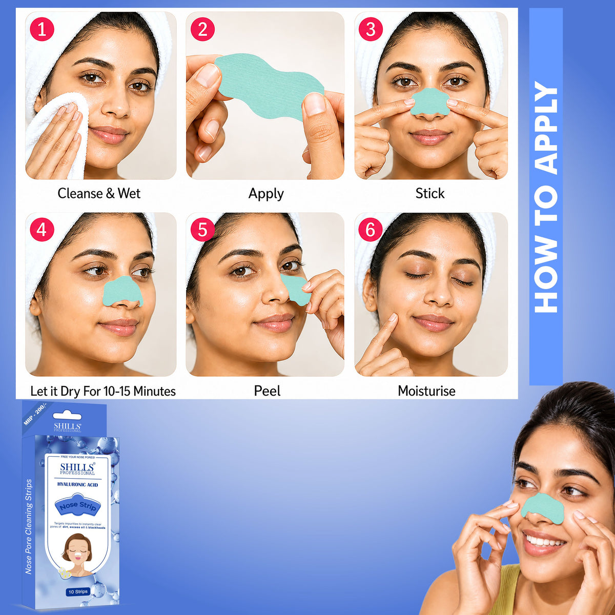 Nose Pore Cleaning Strips