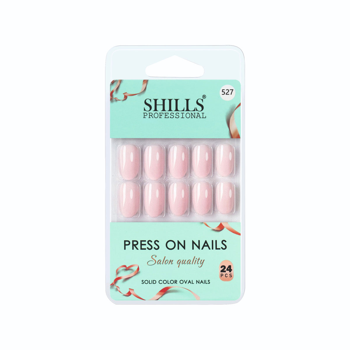 Glossy Solid Color Nails Oval(SPN501-SPN552) (Copy)
