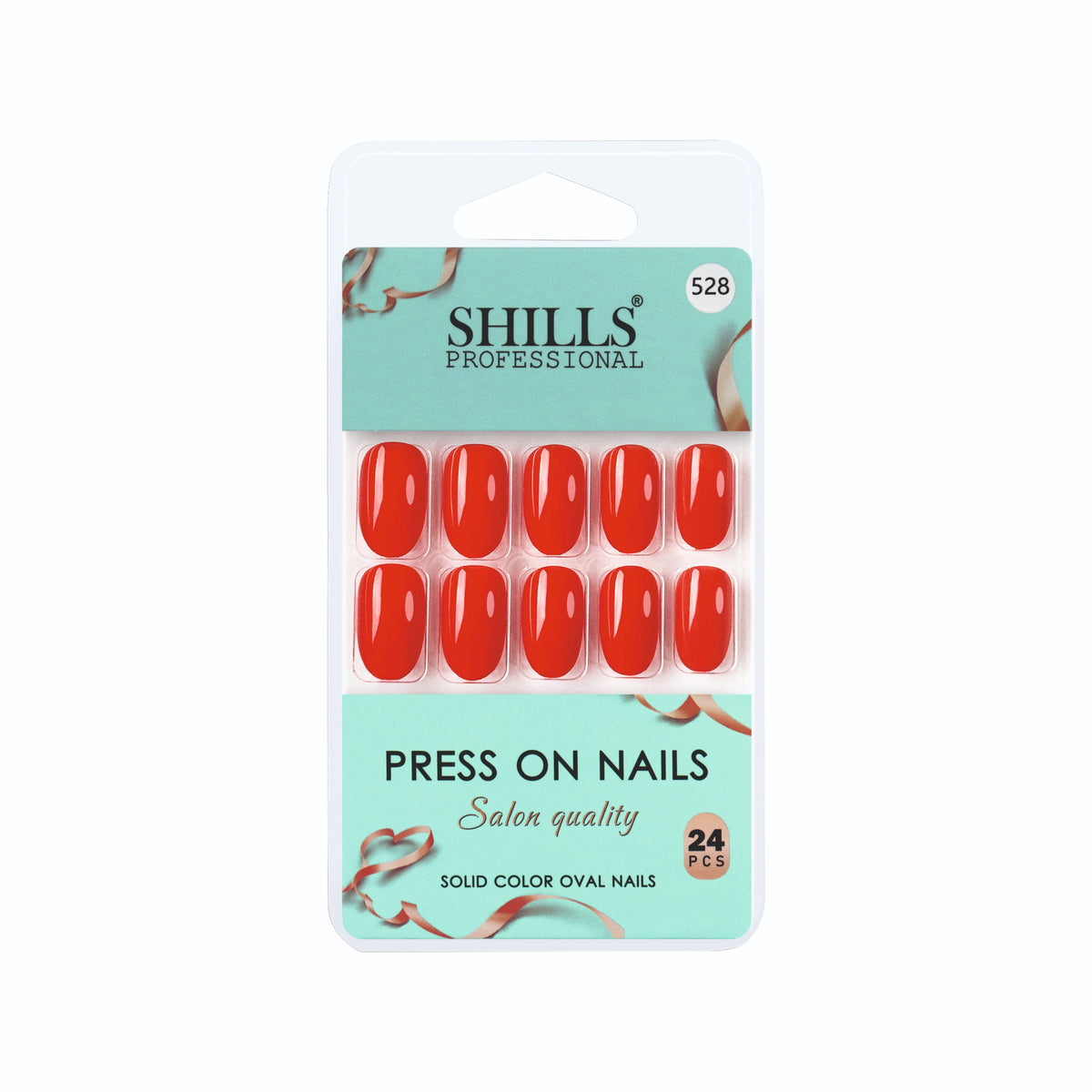Glossy Solid Color Nails Oval(SPN501-SPN552) (Copy)