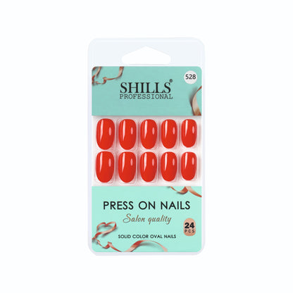 Glossy Solid Color Nails Oval(SPN501-SPN552) (Copy)