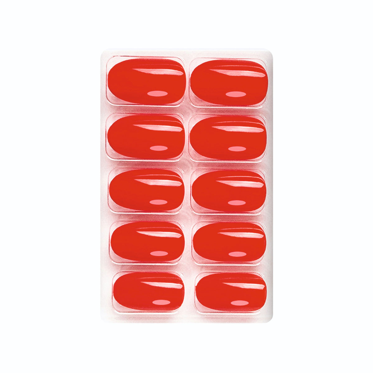 Glossy Solid Color Nails Oval(SPN501-SPN552) (Copy)