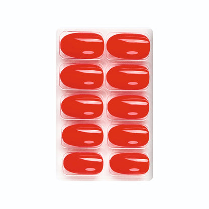 Glossy Solid Color Nails Oval(SPN501-SPN552) (Copy)