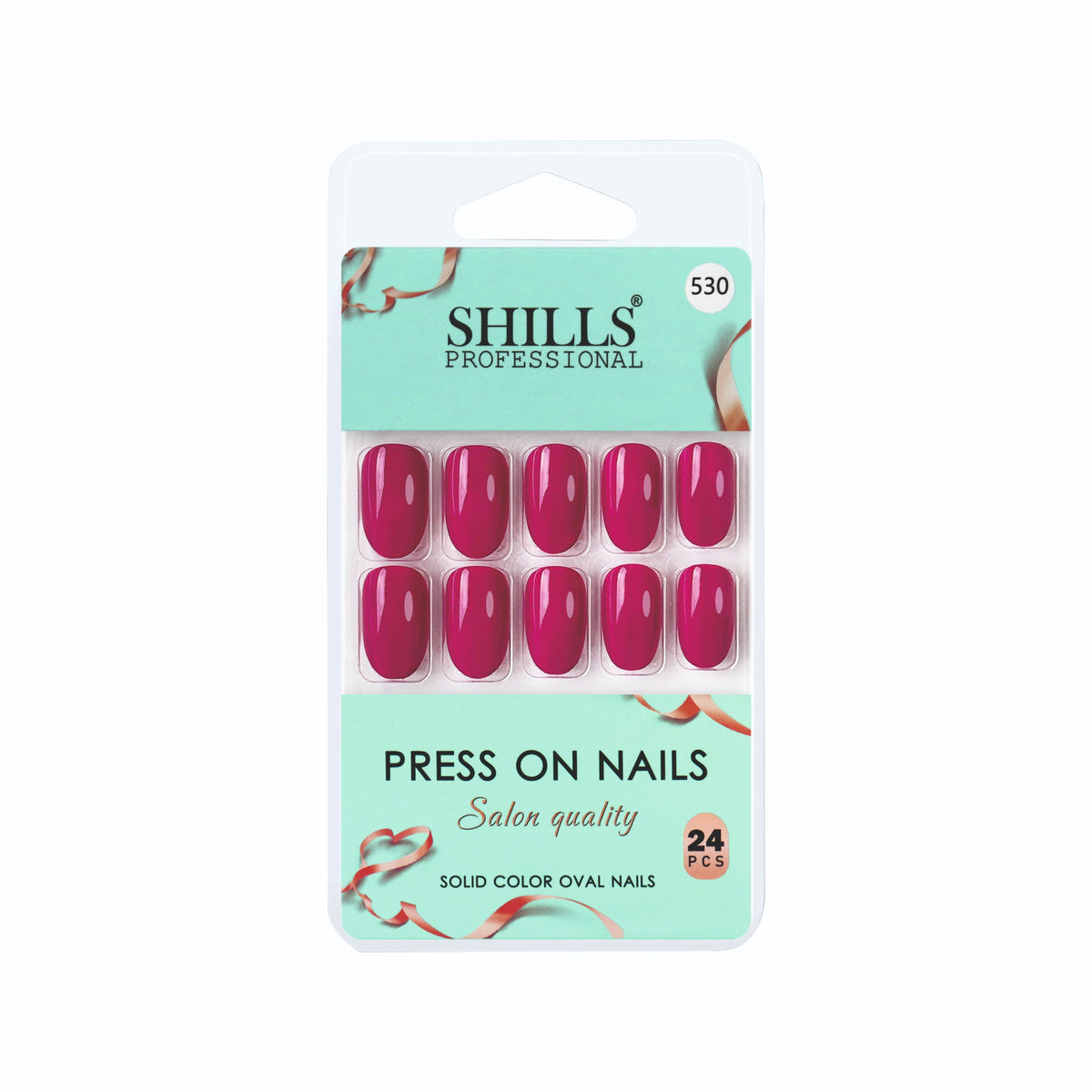 Glossy Solid Color Nails Oval(SPN501-SPN552) (Copy)