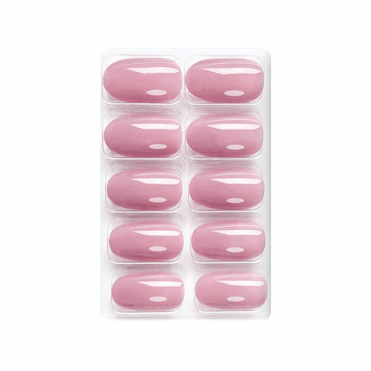 Glossy Solid Color Nails Oval(SPN501-SPN552) (Copy)