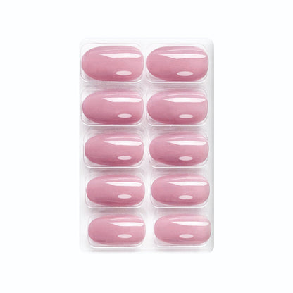 Glossy Solid Color Nails Oval(SPN501-SPN552) (Copy)