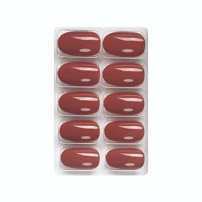 Glossy Solid Color Nails Oval(SPN501-SPN552) (Copy)