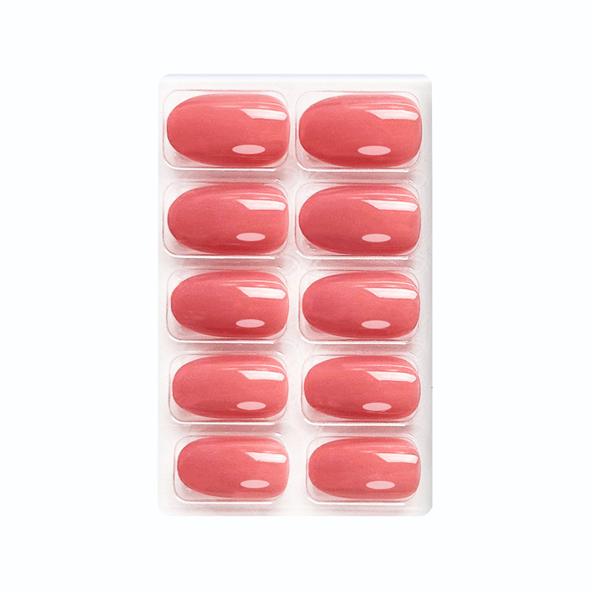 Glossy Solid Color Nails Oval(SPN501-SPN552) (Copy)
