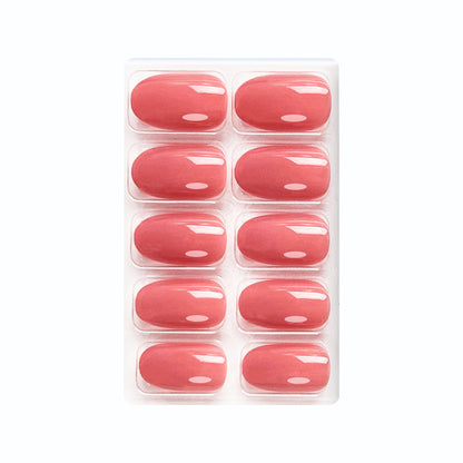 Glossy Solid Color Nails Oval(SPN501-SPN552) (Copy)