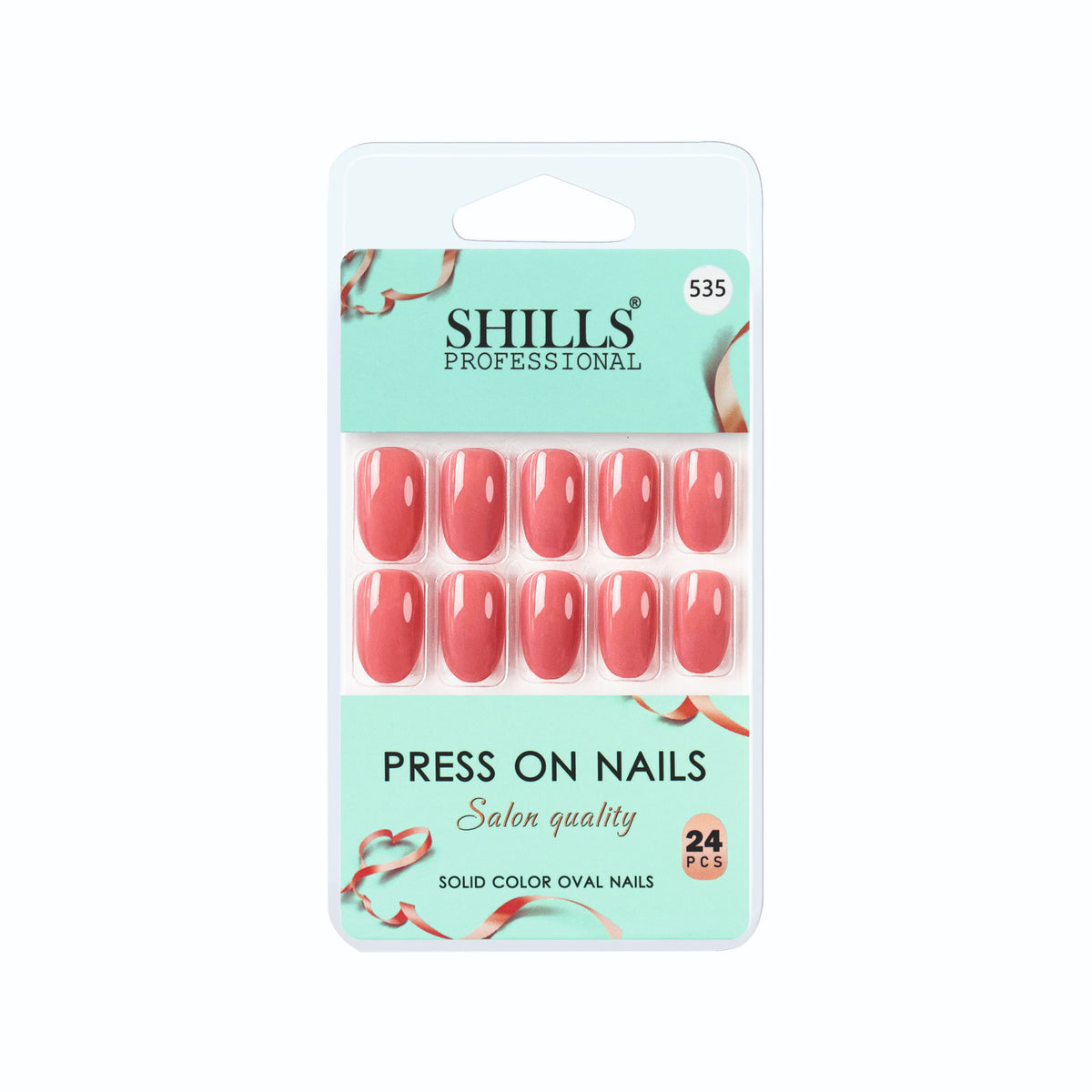 Glossy Solid Color Nails Oval(SPN501-SPN552) (Copy)