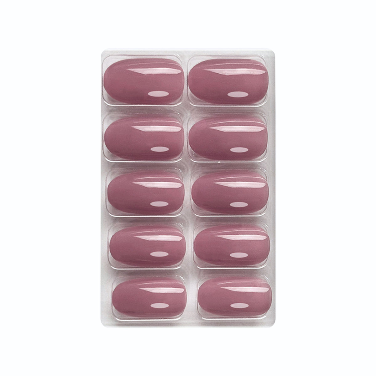 Glossy Solid Color Nails Oval(SPN501-SPN552) (Copy)