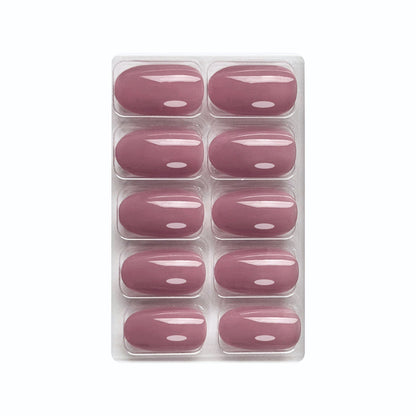 Glossy Solid Color Nails Oval(SPN501-SPN552) (Copy)