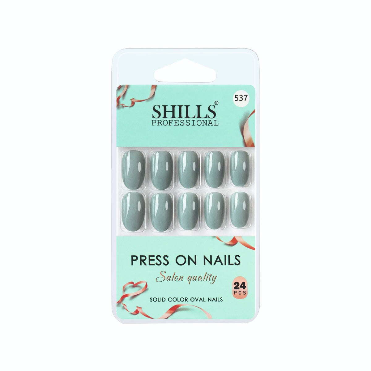Glossy Solid Color Nails Oval(SPN501-SPN552) (Copy)