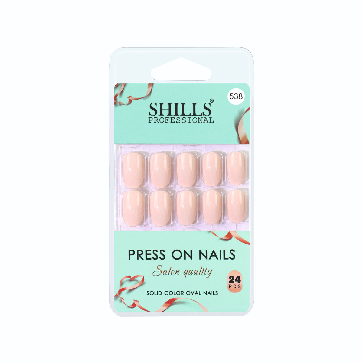 Glossy Solid Color Nails Oval(SPN501-SPN552) (Copy)