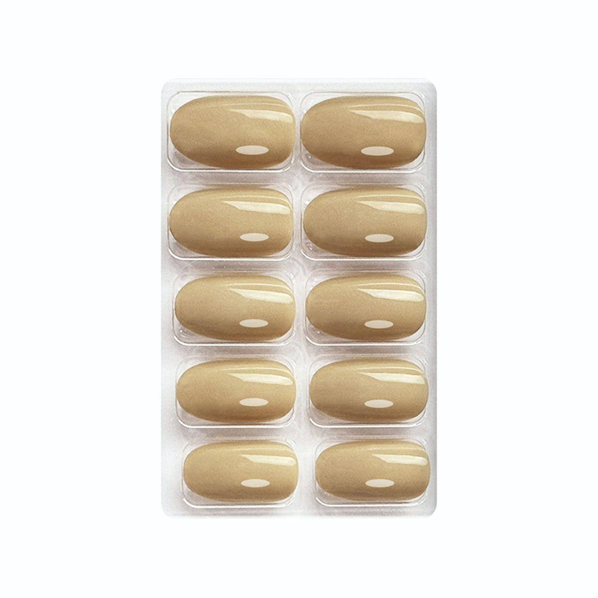 Glossy Solid Color Nails Oval(SPN501-SPN552) (Copy)