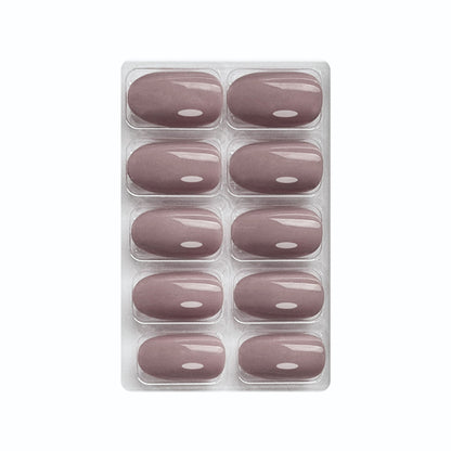 Glossy Solid Color Nails Oval(SPN501-SPN552) (Copy)