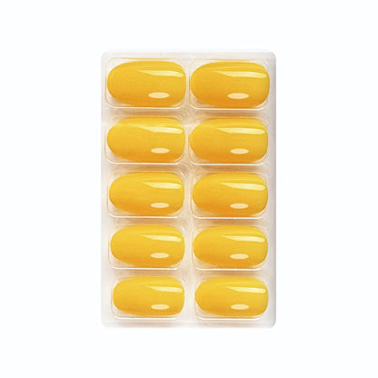 Glossy Solid Color Nails Oval(SPN501-SPN552) (Copy)