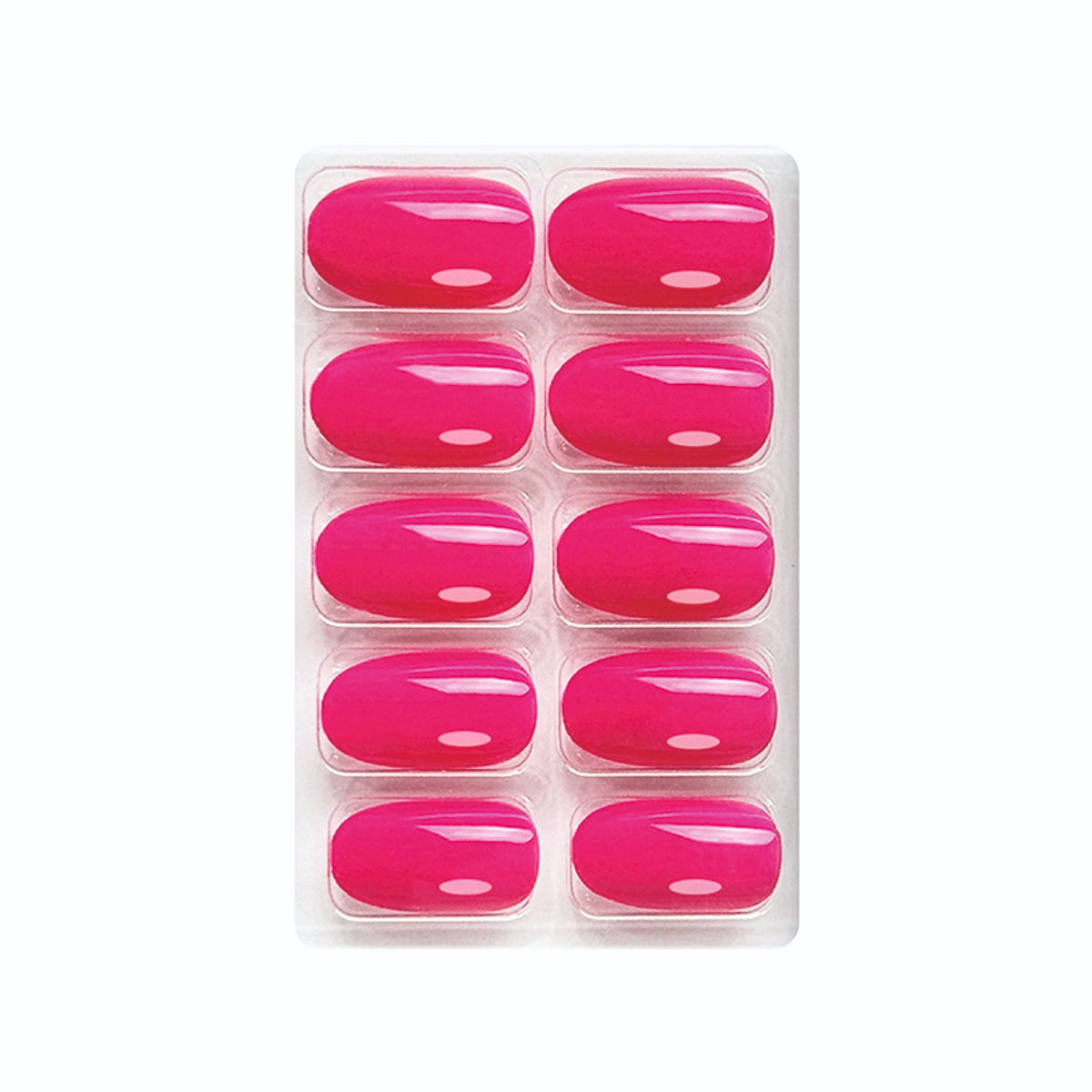 Glossy Solid Color Nails Oval(SPN501-SPN552) (Copy)